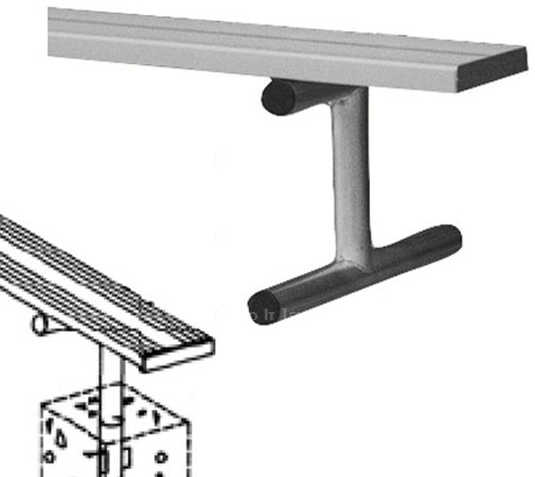 7.5' Permanent Bench w/o Back