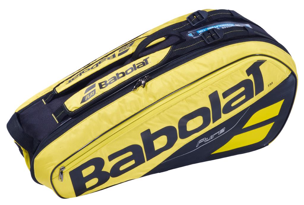 Babolat Pure Aero Racquet Holder x6 (Yellow/Black)