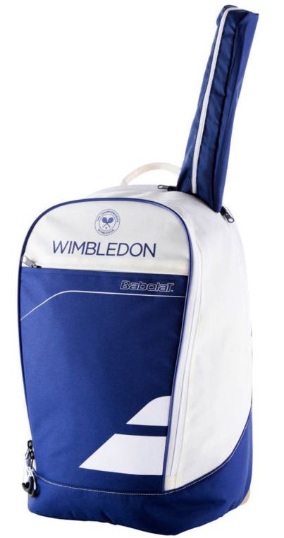 Babolat Wimbledon Club Tennis Backpack (White/Blue)