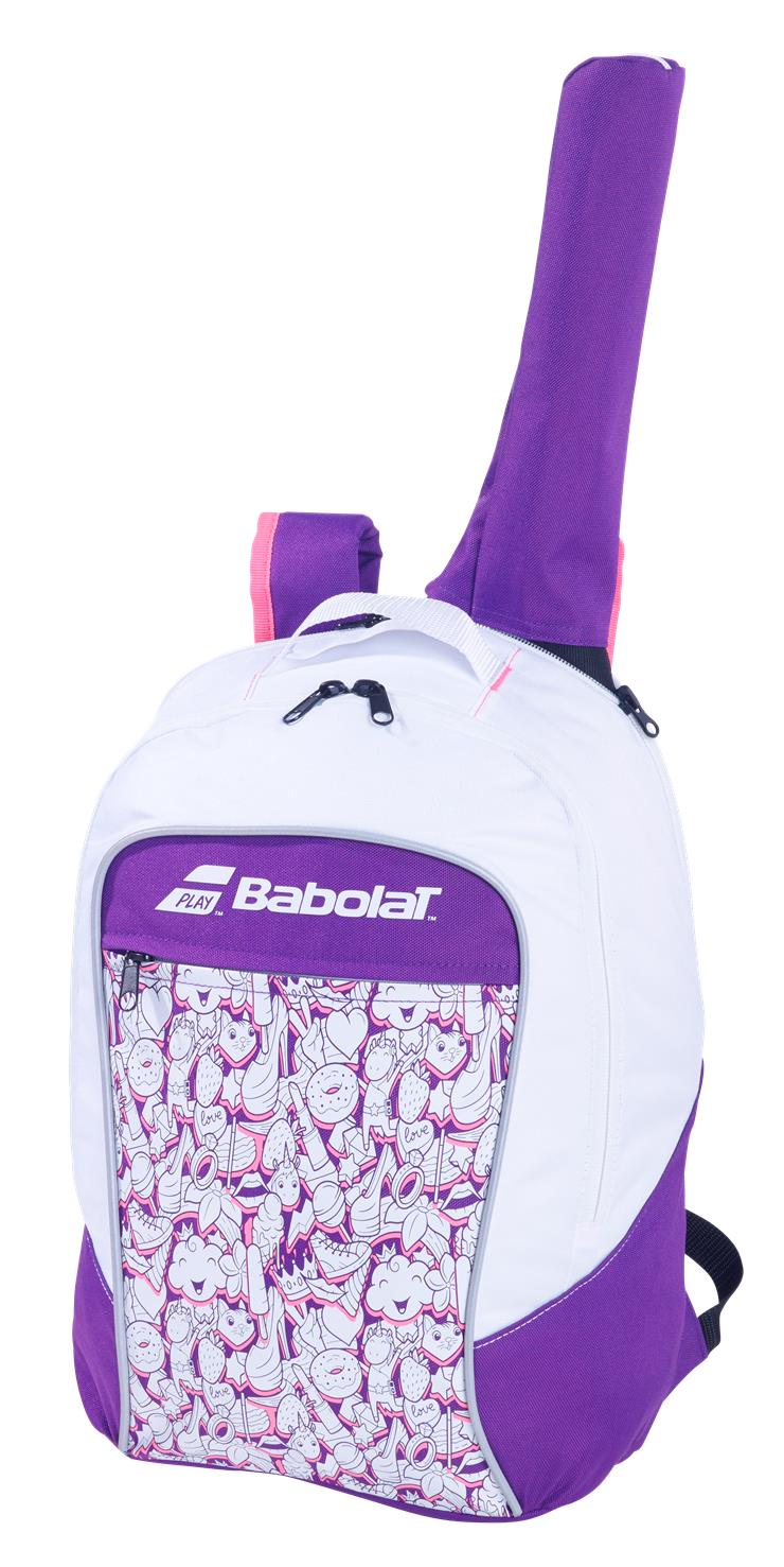 Babolat Junior Club Tennis Backpack (White/Purple)