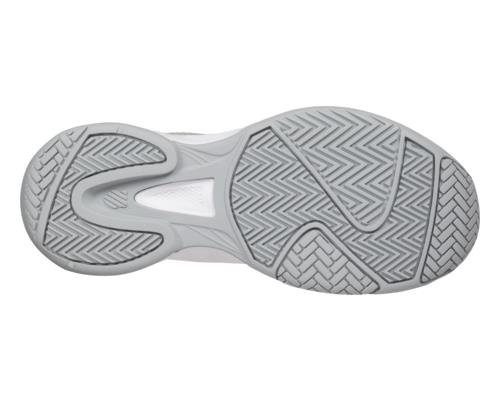 K-Swiss Women's Court Express Tennis Shoes (White/Highrise/Silver)