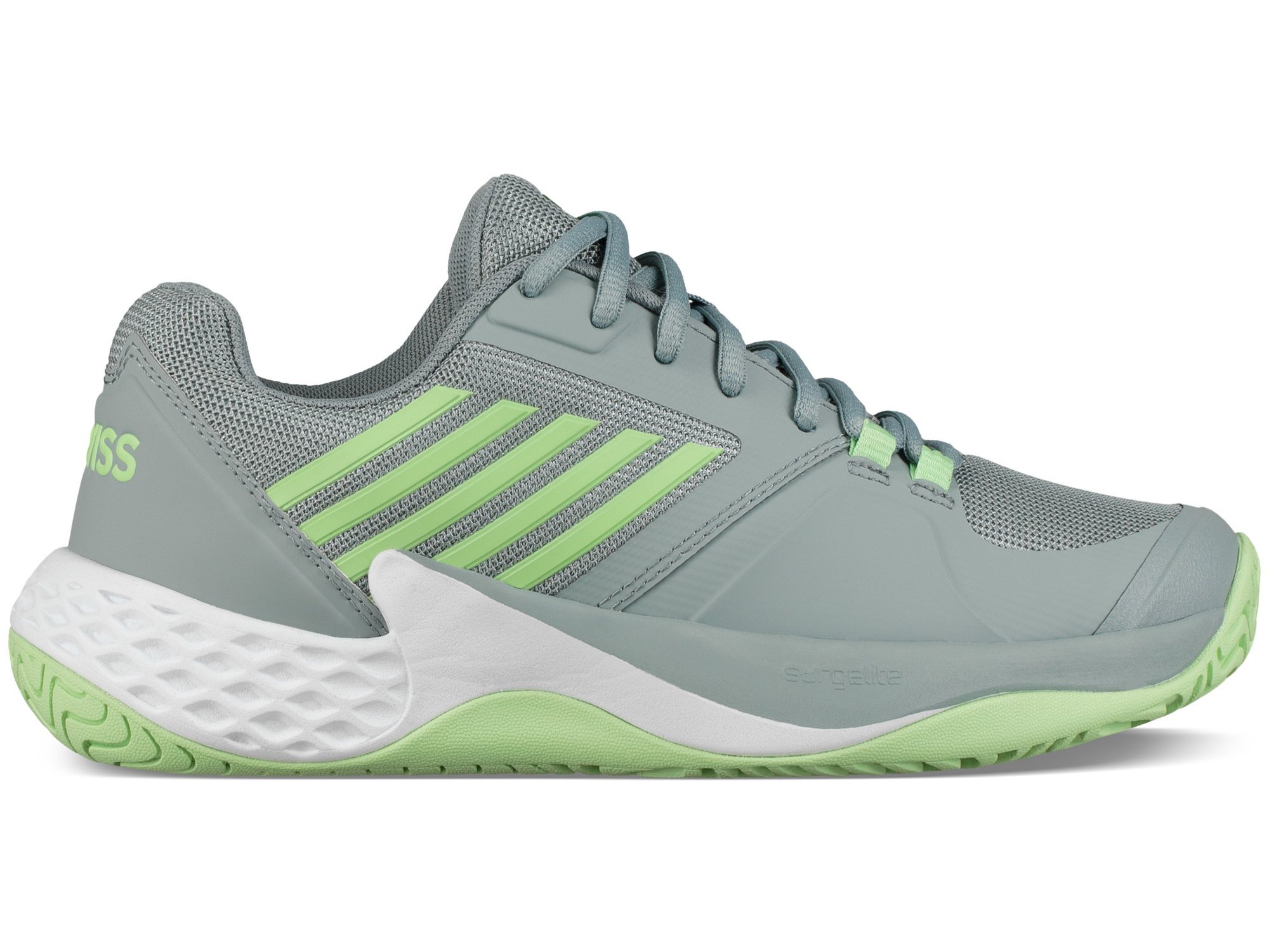 K-Swiss Women's Aero Court Tennis Shoes (Abyss/Paradise Green)