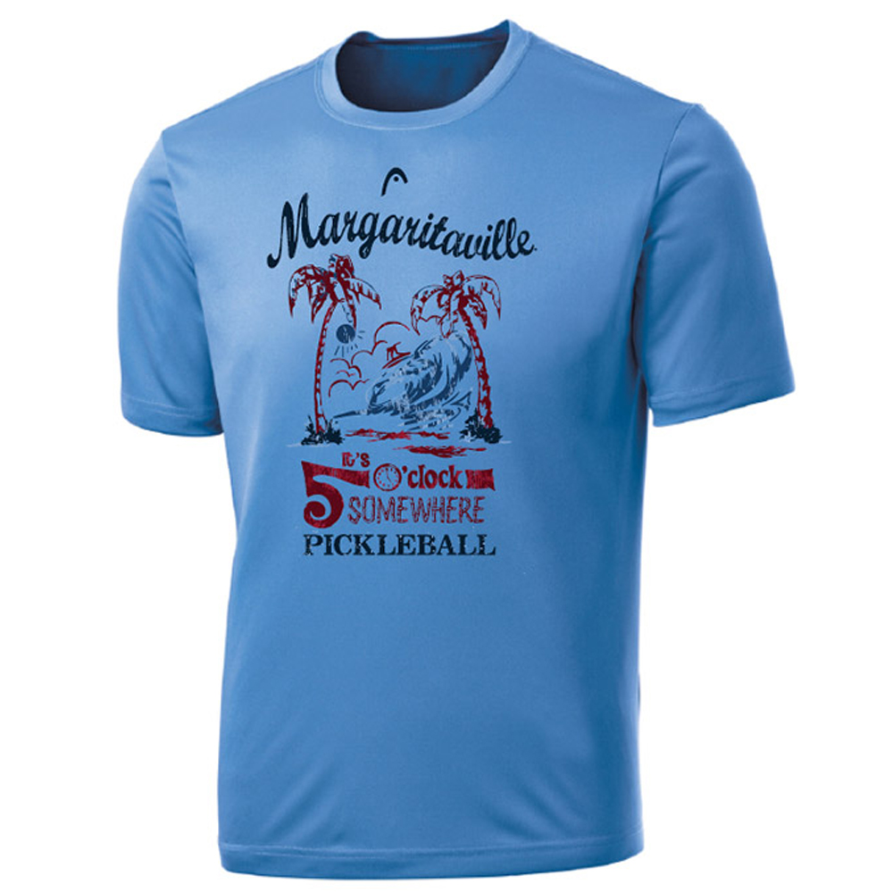 Head Men's Margaritaville Pickleball Tee (Light Blue)