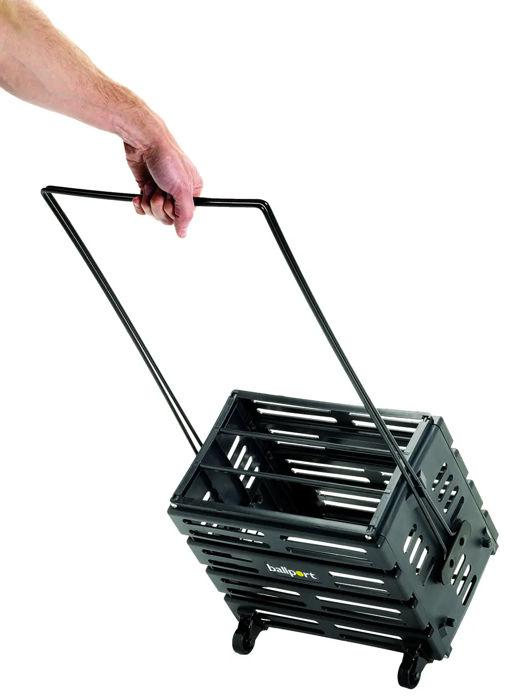 Tourna Ballport Deluxe 80Ball Wheeled Tennis Ball Hopper