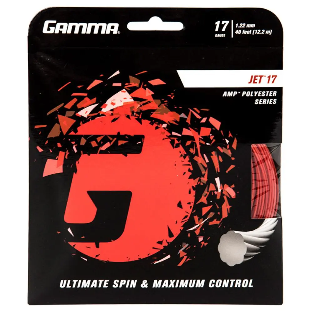 Gamma JET 17g Tennis String (Set)