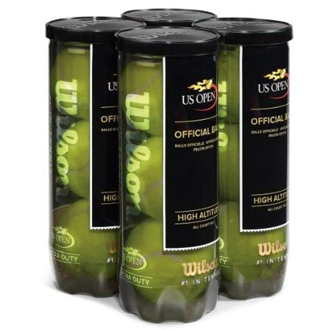 Wilson US Open High Altitude Tennis Ball Pack (12 balls)