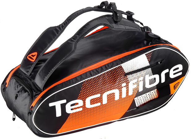Tecnifibre Air Endurance 9R Tennis Bag (Black/Orange)
