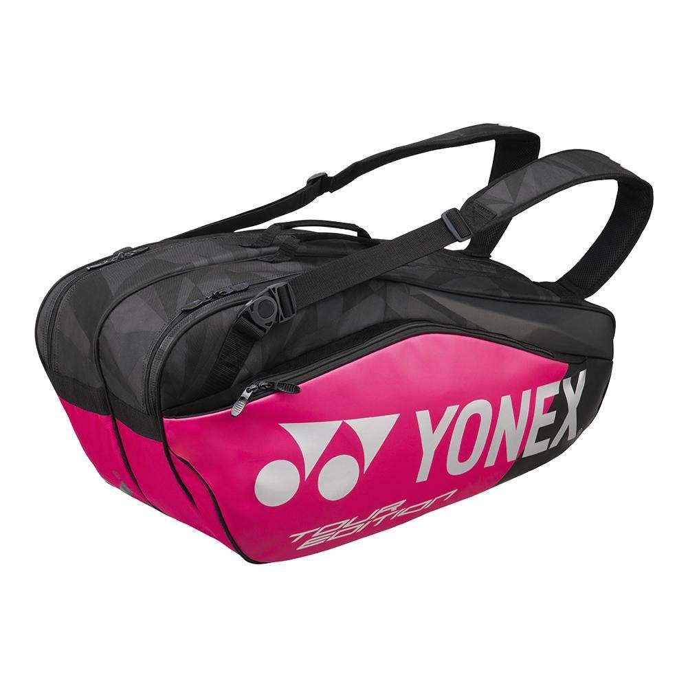 Yonex Pro Series 6-Pack Racquet Bag (Black/Pink)