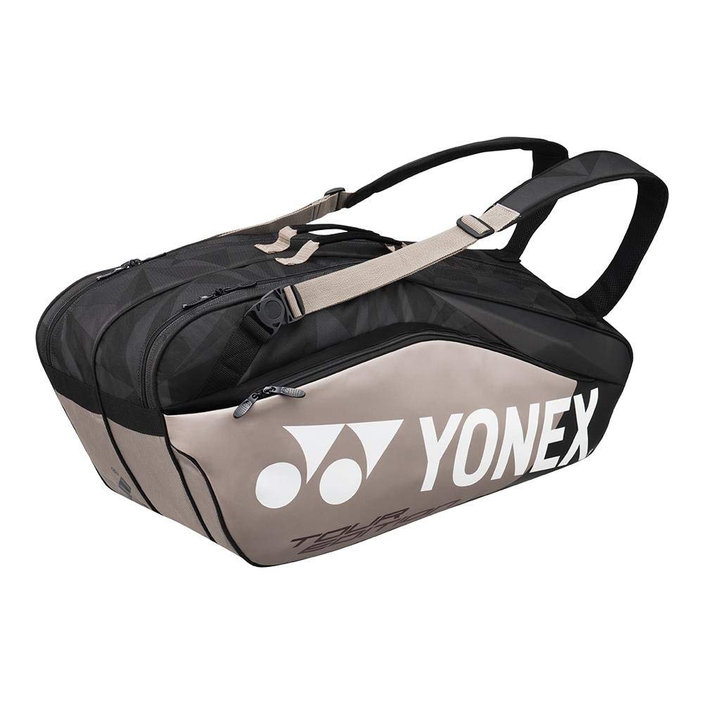Yonex Pro Series 6-Pack Racquet Bag (Black/Platinum)