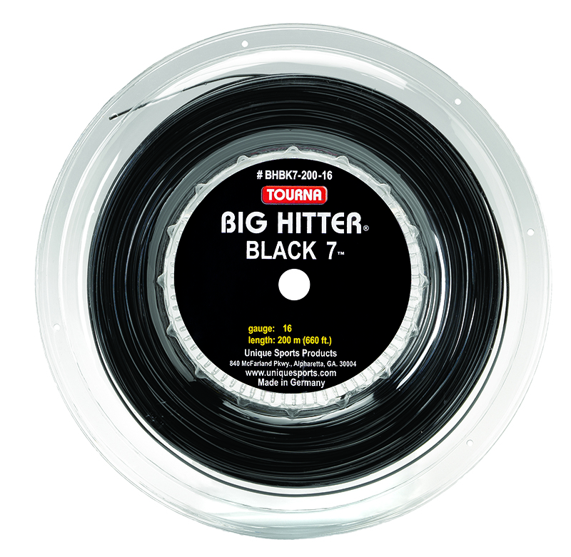 Tourna Big Hitter Black 7 16g Tennis String (Reel)