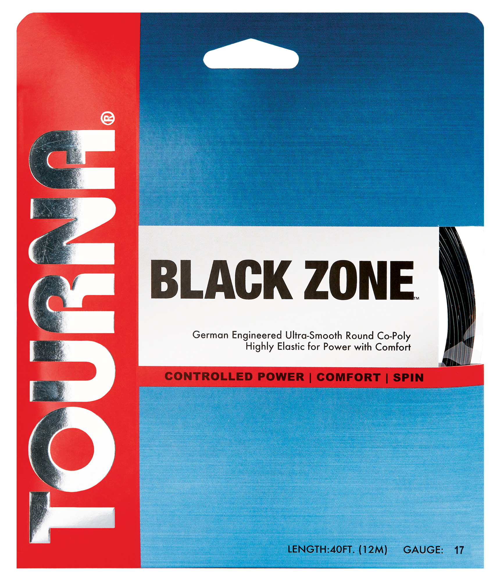Tourna Big Hitter Black Zone 17g Tennis String (Set)