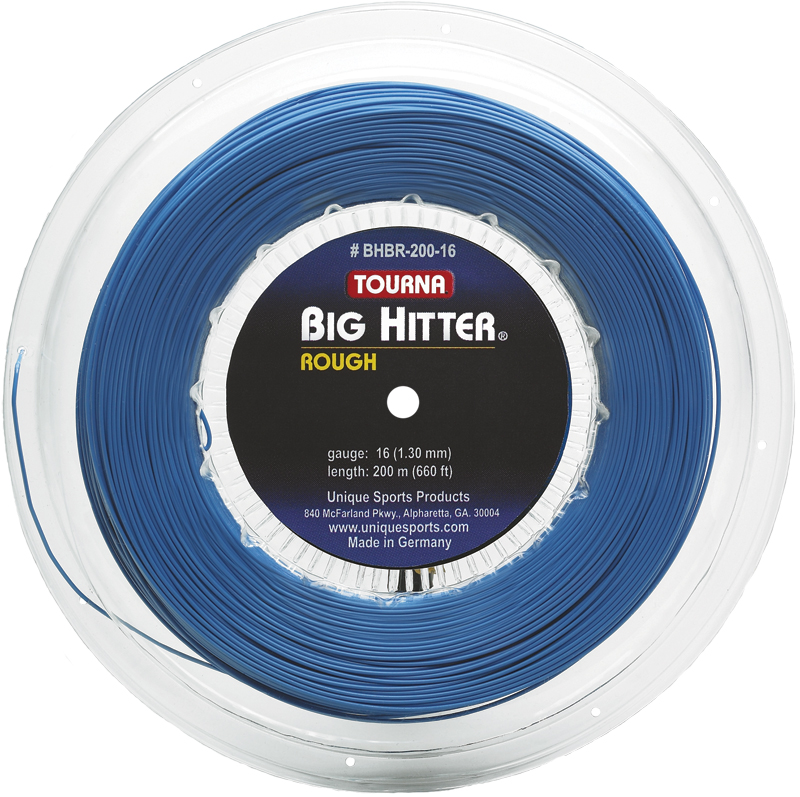 Tourna Big Hitter Blue Rough 18g Tennis String (Reel)