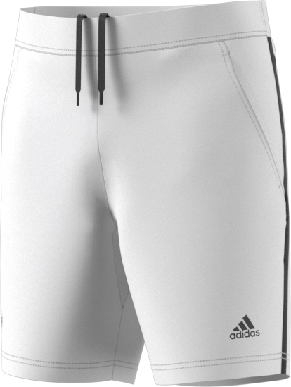 Adidas Men's 2017 Roland Garros Tennis Shorts (White/Black)