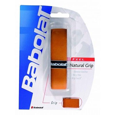 Babolat Natural Leather Replacement Grip Free P&P Brown 