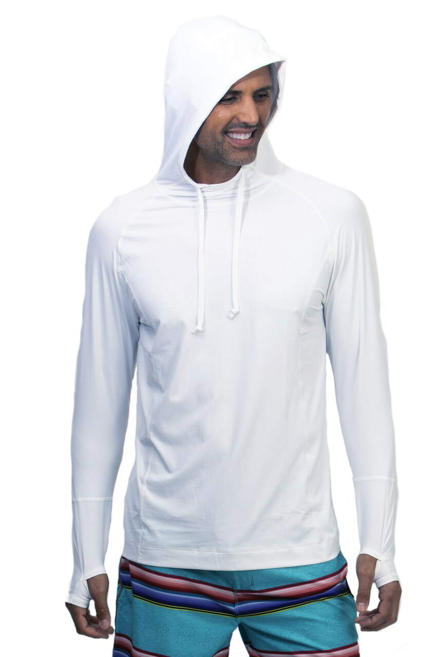 BloqUV Men's UPF 50+ Sun Protective Long Sleeve Pullover Hoodie
