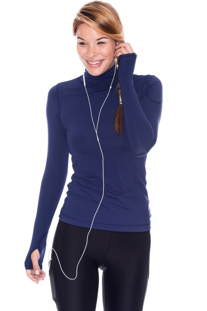 clip dot sleeve sweater