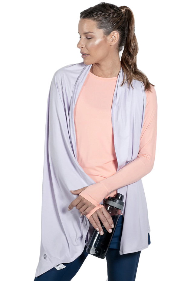 BloqUV UPF 50+ Sun Protective Blanket Wrap (Lavender)