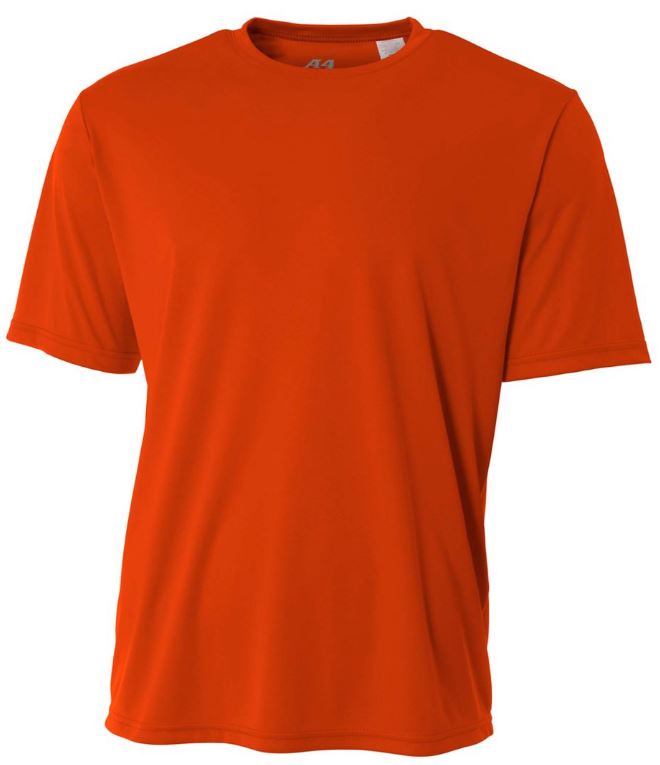 A4 Men&apos;s Performance Crew Shirt (Orange)