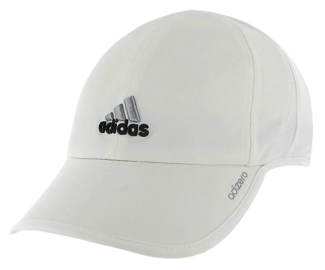 Adidas Women&apos;s Adizero II Cap (White/ Black/ Platinum)