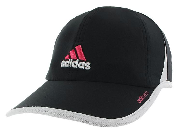 Adidas Women&amp;apos;s Adizero II Cap (Black/ Pink/ White)