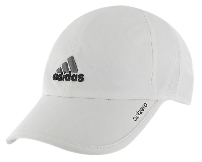 Adidas Men&amp;apos;s Adizero II Cap (White/ Black/ Grey)