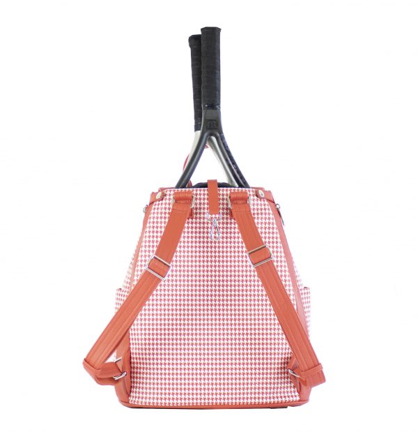 Court Couture Hampton Houndstooth ブラック テニス バックパック/ピックルボール バックパック Court Couture Hampton Houndstooth Tennis \u0026 Pickleball Backpack (Blue)
