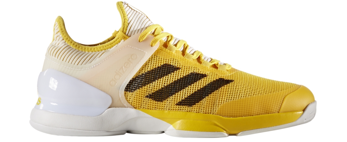 Adidas Men&apos;s Adizero Ubersonic 2 Tennis Shoe (Equipment Yellow/Core Black/White)