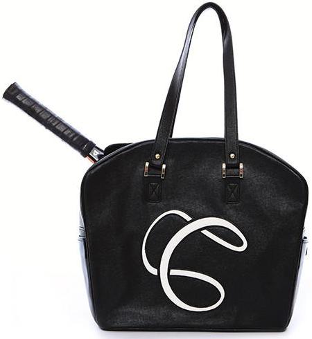 Cortglia Signature Logo Tennis Bag (Black)