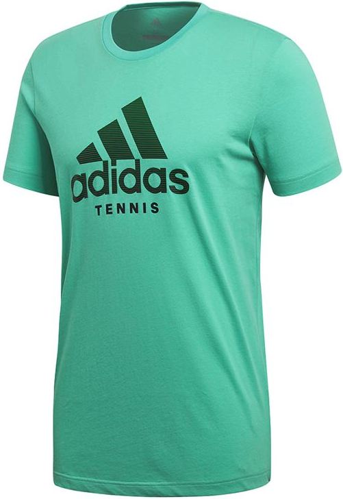 Adidas Men's Category Tennis Tee Shirt (Hi-Res Green)