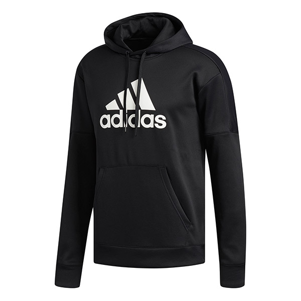 Adidas Men's TI Fleece Tennis Hoodie (Black)