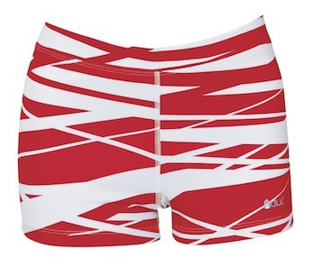 DUC Dive 2.5 Women's Compression Shorts (Red)