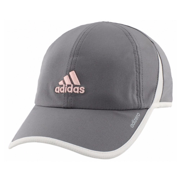 Adidas Women's Adizero II Cap (Grey/White/Hawthorne Pink)