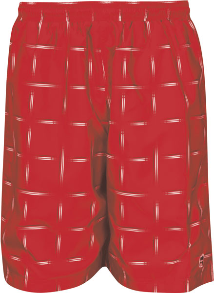 DUC 2nd Glance Men's Reversible Tennis Shorts (Red)