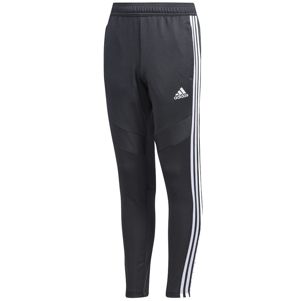 Adidas Junior Tiro 19 Tennis Training Pants (Dark Grey/White)
