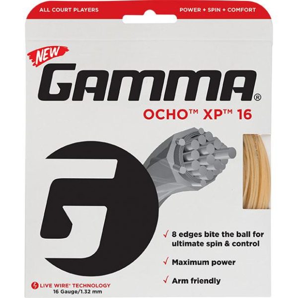 Gamma Live Wire OCHO XP 16g Tennis String (Set)