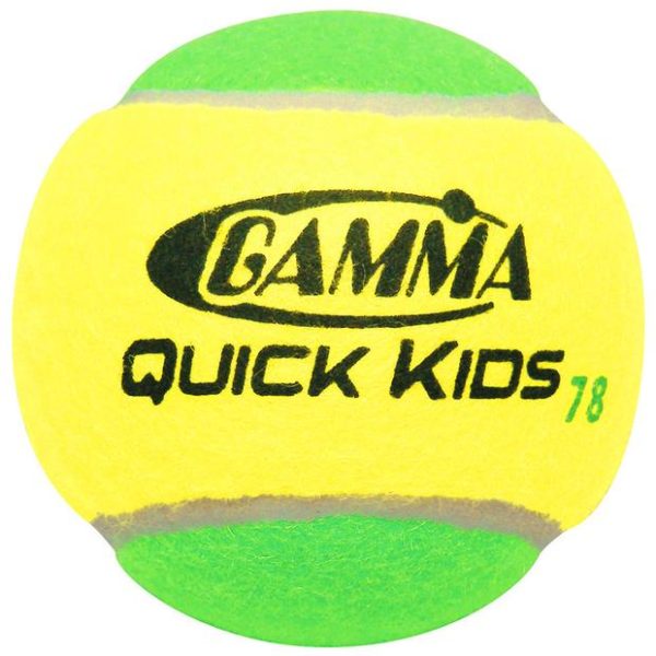Gamma Quick Kids 78 Green Tennis Balls (60 Ball Bag)