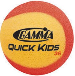Gamma Quick Kids 36 Red Foam Tennis Balls (12 Ball Bag)