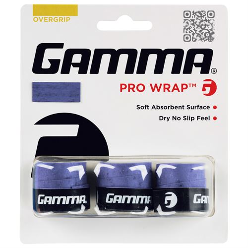 Gamma Pro Wrap Tennis Racquet Overgrip (3 Pack)
