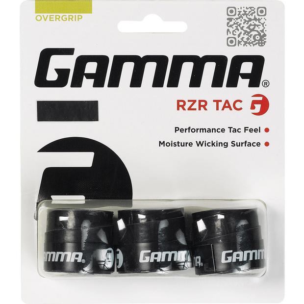 Gamma RZR Tac Tennis Racquet Overgrip (3-Pack)