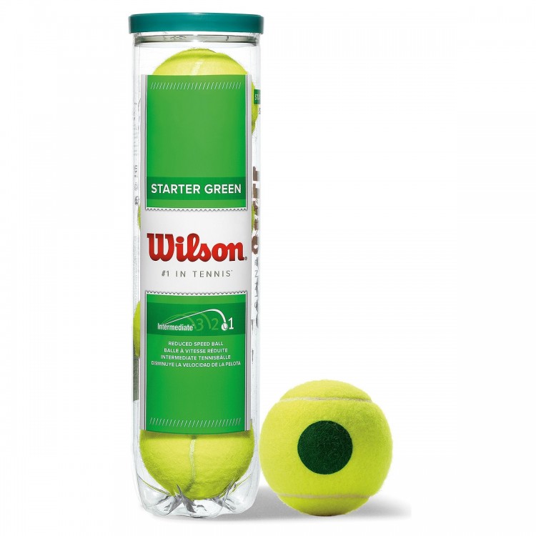 Wilson Starter Play Green Tennis Balls (4 Ball Can)
