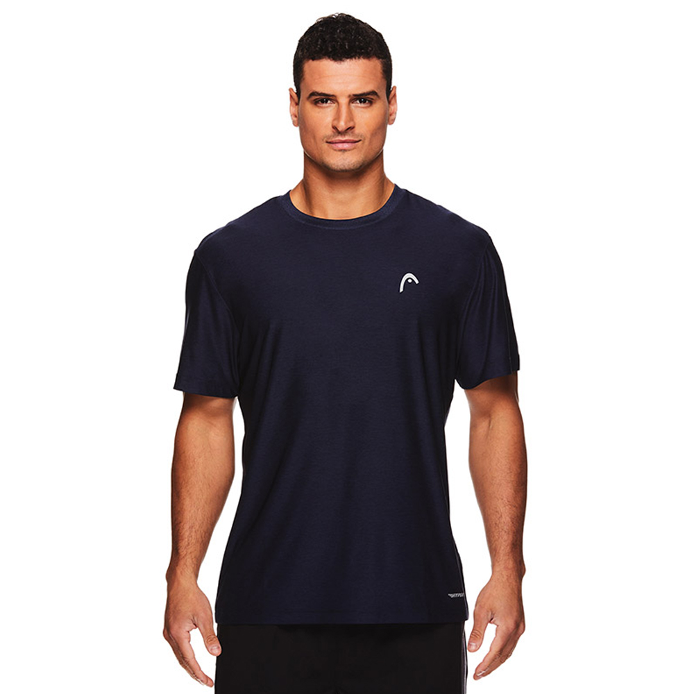 Head Men's Score Hypertek Tennis Crew (Navy Heather)