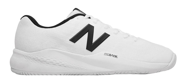 New Balance Men's MC996BK3 (D) Tennis Shoes (White/Black)