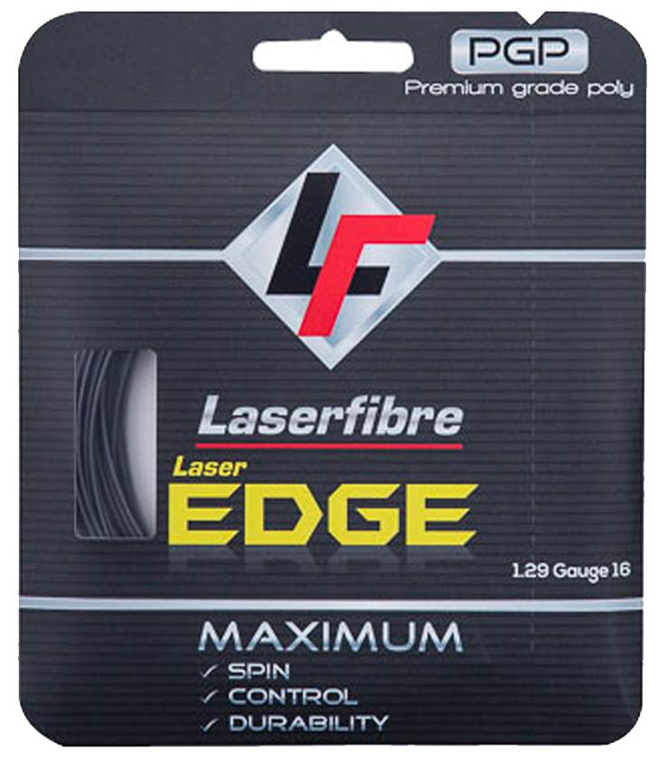 Laserfibre Laser Edge 16g Anthracite Tennis Racquet String (Set)