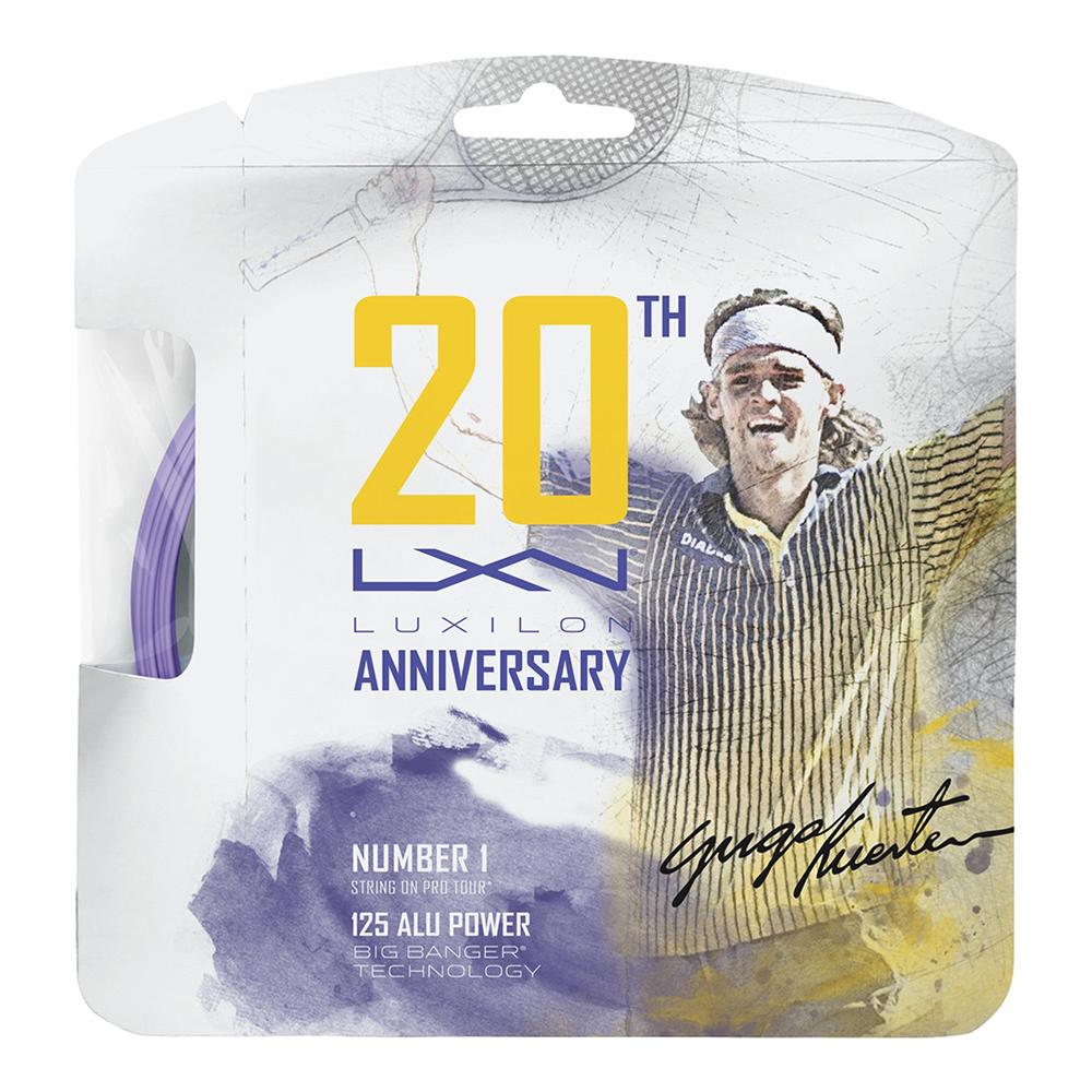 Luxilon ALU Power 125 16g 25-Year Purple Tennis String (Set)