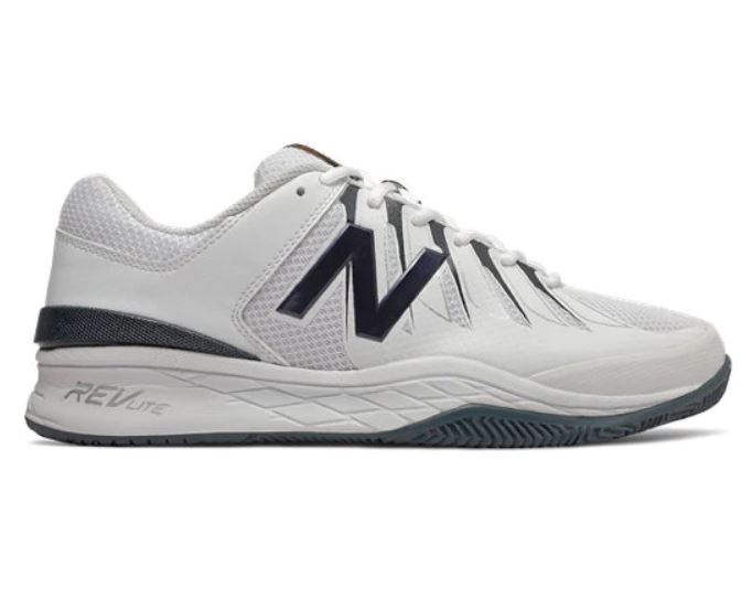 New Balance Men&amp;apos;s MC1006BW (D) Tennis Shoes (White/Black)