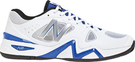 New Balance Men&amp;apos;s MC1296WB (D) Tennis Shoes (Wht/Blue)