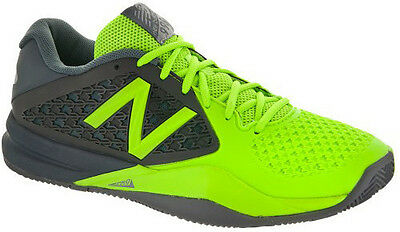 New Balance Men&amp;apos;s MC996GG2 (2E) Tennis Shoes (Dark Grey/Green)
