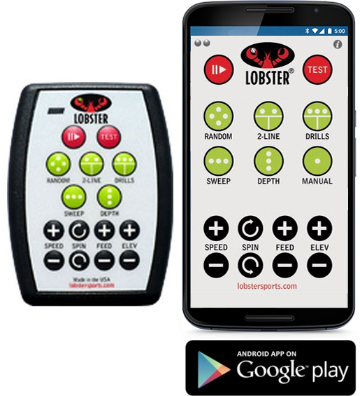 Lobster Android Remote Control Assembly and Elite Grand Remote