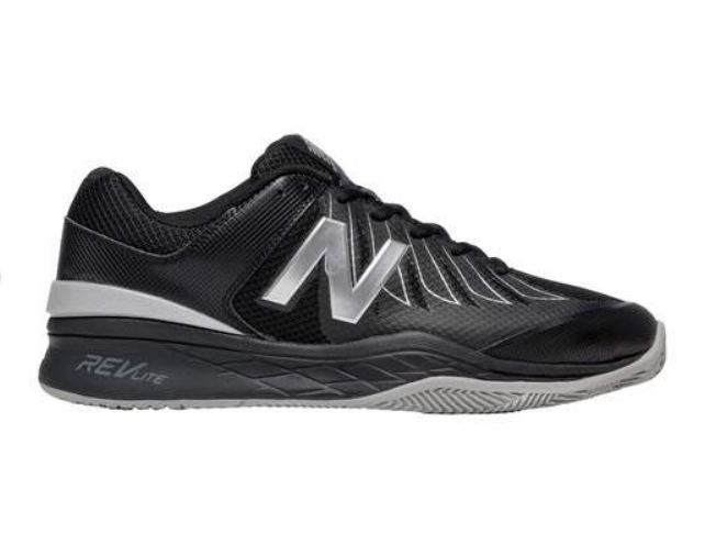New Balance Men&amp;apos;s MC1006BS (D) Tennis Shoes (Black/Silver)