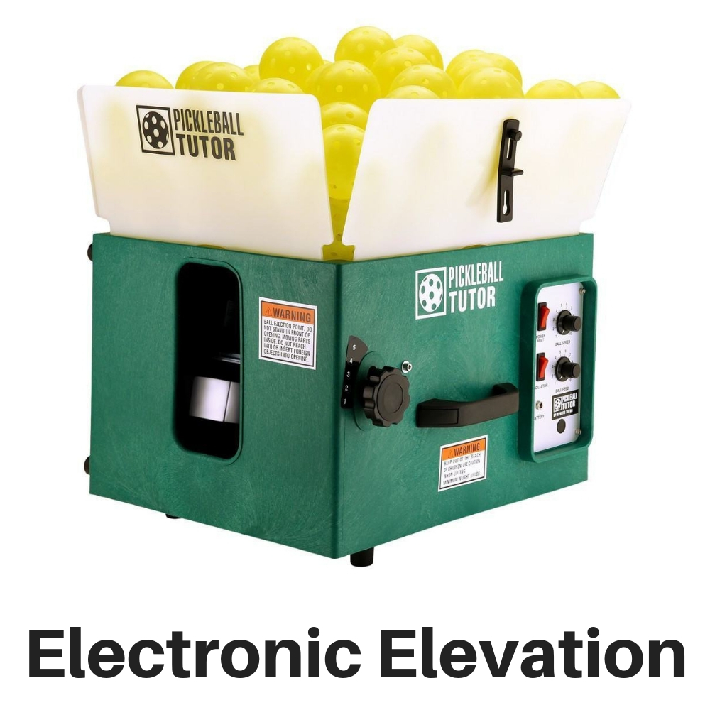 Pickleball Tutor Ball Machine Electronic Elevation